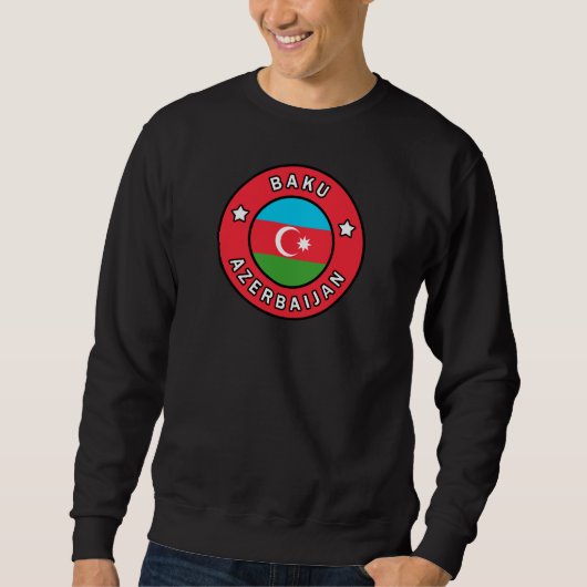 Sweatshirt Bakou Azerbaïdjan (Devant)