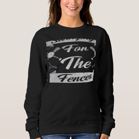Sweatshirt Balancer pour les clôtures Baseball Mignon Mème 2 (Devant)