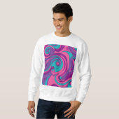 Sweatshirt Balayage psychédélique (Devant entier)