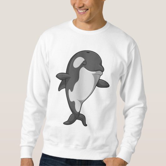 Sweatshirt Baleine tueuse au Yoga Fitness in Standing (Devant)