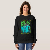 Sweatshirt Baleine tueuse Orques de l'océan (Devant entier)