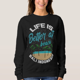 Sweatshirt Bali pour voyage à la plage Indonésie enfants Baro