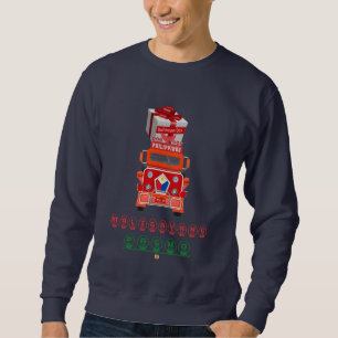 Sweatshirt Balikbayan Box sur Jeepney, Maligayang Pasko