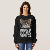 Sweatshirt Balinese cat  Balinese  Balinese cats  13 (Devant entier)