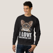 Sweatshirt Balinese cats  Balinese Dad  Balinese Mom  6 (Devant entier)
