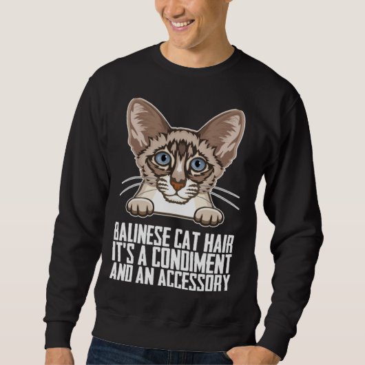 Sweatshirt Balinese Dad  Balinese mother  Balinese cats  1 (Devant)