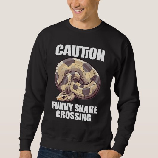 Sweatshirt Ball Python Snake  Reptile  Noodle Reptile Snek 7 (Devant)
