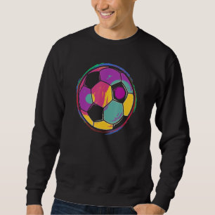 Sweatshirt Ball Soccer Graphic Yin Yang Football Garçons Fill