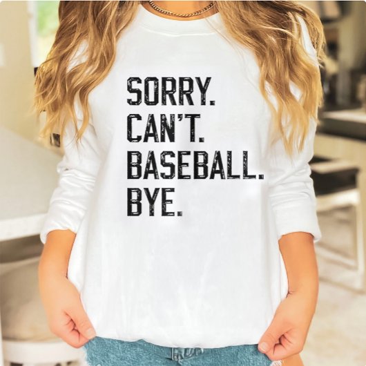 Sweatshirt Balle de baseball | Moderne Maman Enfants Fête des