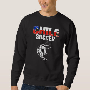 Sweatshirt Balle de football du Chili dans le filet But  Supp