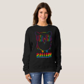 Sweatshirt Ballern Eule Hardstyle Edm Music Rave Techno (Devant entier)