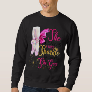 Sweatshirt Ballet Ballerina Pointe Chaussures Elle Feuille Sp