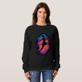 Sweatshirt Ballet Dancer Silhouette Ballerina Dancing Women G (Devant entier)