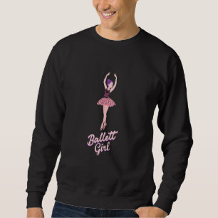 Sweatshirt Ballet Girl Ballerina Danseuse Ballet Chaussures P