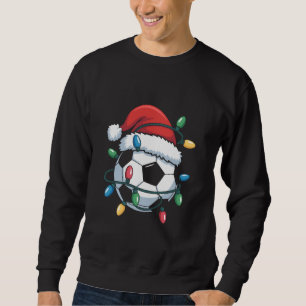 Sweatshirt Ballon de football de Noël Sports Joueur de footba