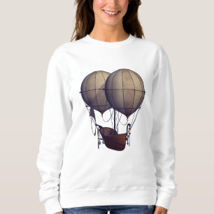 Sweatshirt Ballons à vapeur à air chaud avec navire 