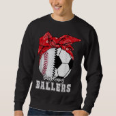 Sweatshirt Ballons de baseball de base-ball (Devant)