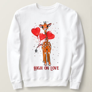 Sweatshirt Ballons de coeur de la belle Valentine