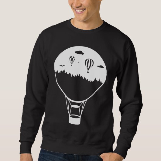 Sweatshirt Balloon Ride Gas Balloon Hot Air Balloon Ride (Devant)
