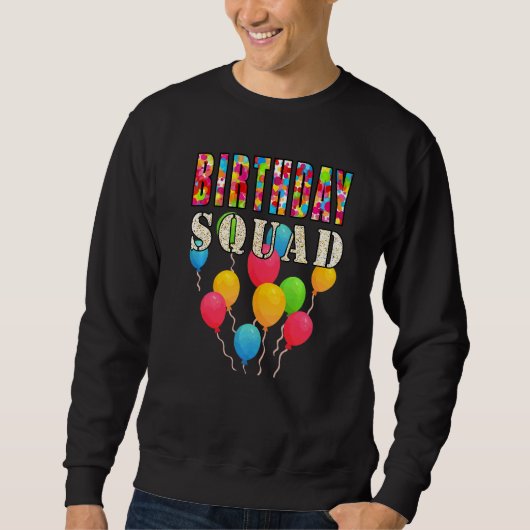 Sweatshirt Balloons d'Anniversaire (Devant)