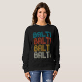 Sweatshirt Balti Confort Foods Uk Britian Indian Balti Bowl C (Devant entier)