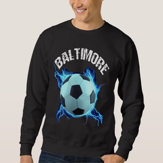 Sweatshirt Baltimore Soccer Retro (Devant)