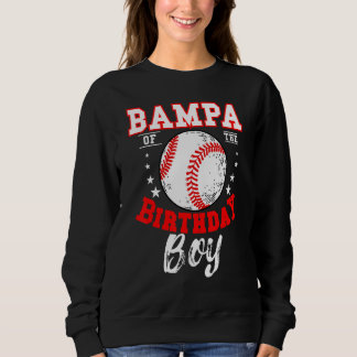 Sweatshirt Bampa De L'Anniversaire Boy Baseball Thème Anniver