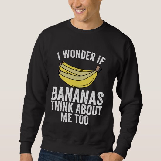 Sweatshirt Banana Apparel Fruit  for A Banana Themed Party (Devant)