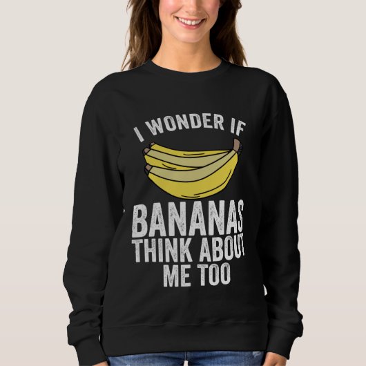 Sweatshirt Banana Apparel Fruit  for A Banana Themed Party (Devant)