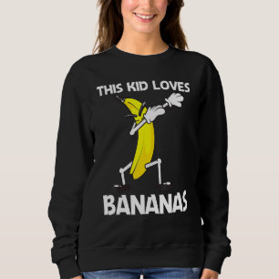 Sweatshirt Banana Art Pour Enfants Garçons Berry Fruit Smooth