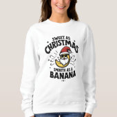 Sweatshirt Banana Claus (Devant)