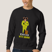 Sweatshirt Banana Monkey Suit Vegan Food Banana (Devant)