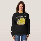 Sweatshirt Banana Slug Collecting Quote for Slug Science 11 (Devant entier)