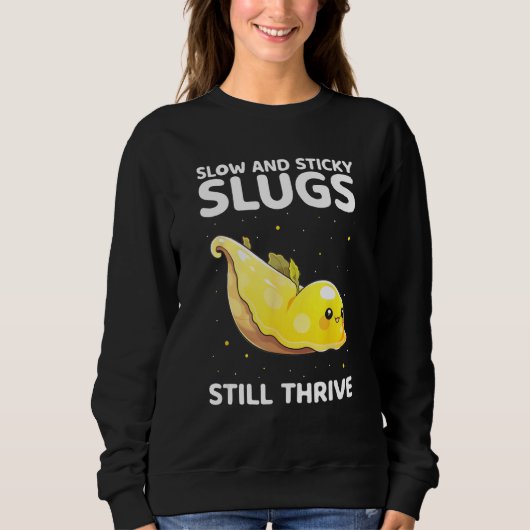 Sweatshirt Banana Slug Collecting Quote for Slug Science 12 (Devant)