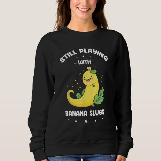Sweatshirt Banana Slug Collecting Quote for Slug Science 16 (Devant)
