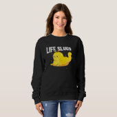 Sweatshirt Banana Snail Collecting Quote for Snail Catcher 16 (Devant entier)