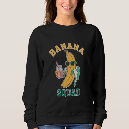 Sweatshirt Banana Squad Fruit mignon (Devant)