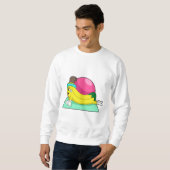 Sweatshirt Banane au yoga Fitness (Devant entier)
