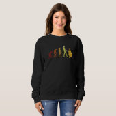 Sweatshirt Banane Ball Python Évolution Propriétaire de serpe (Devant entier)