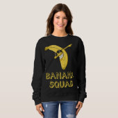 Sweatshirt Banane Dabbing Lunettes de soleil souriant visage (Devant entier)