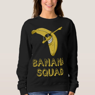 Sweatshirt Banane Dabbing Lunettes de soleil souriant visage 