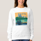 Sweatshirt Banc de New York Central Park (Devant)