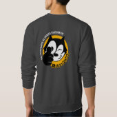 Sweatshirt Bande dessinée chat | Hommes (Dos)