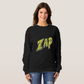 Sweatshirt Bande dessinée Effet sonore Boule d'action Whap (Devant entier)