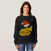 Sweatshirt Bande Marching Funny Tuba (Devant entier)
