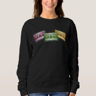 Sweatshirt Bandes Cassettes Classiques Pour Jouer De La Musiq