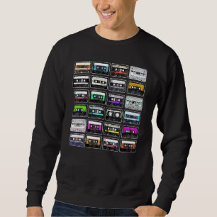 Sweatshirt Bandes de cassettes Mixtes Radio Musique Boom Box