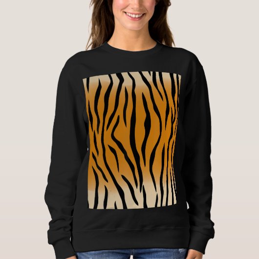 Sweatshirt Bandes de tigres parfaites (Devant)