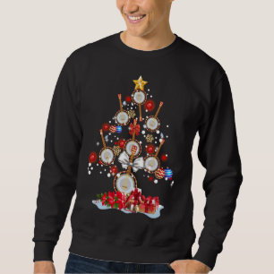 Sweatshirt Banjo Noël Arbre Joyeux Noël lumières cadeau