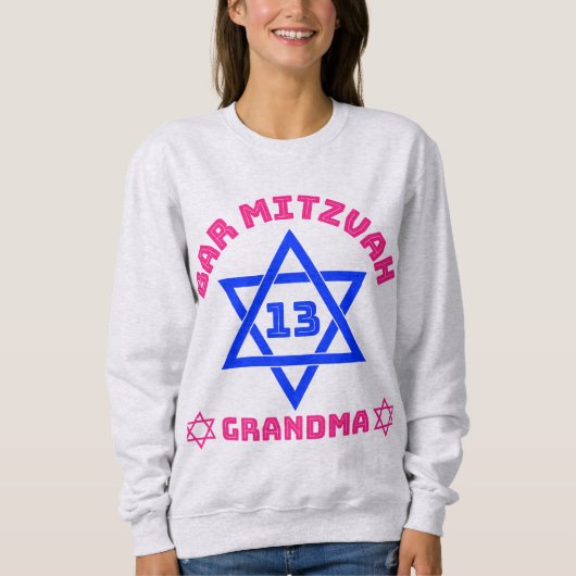 Sweatshirt Bar Mitzvah Grandma (Devant)